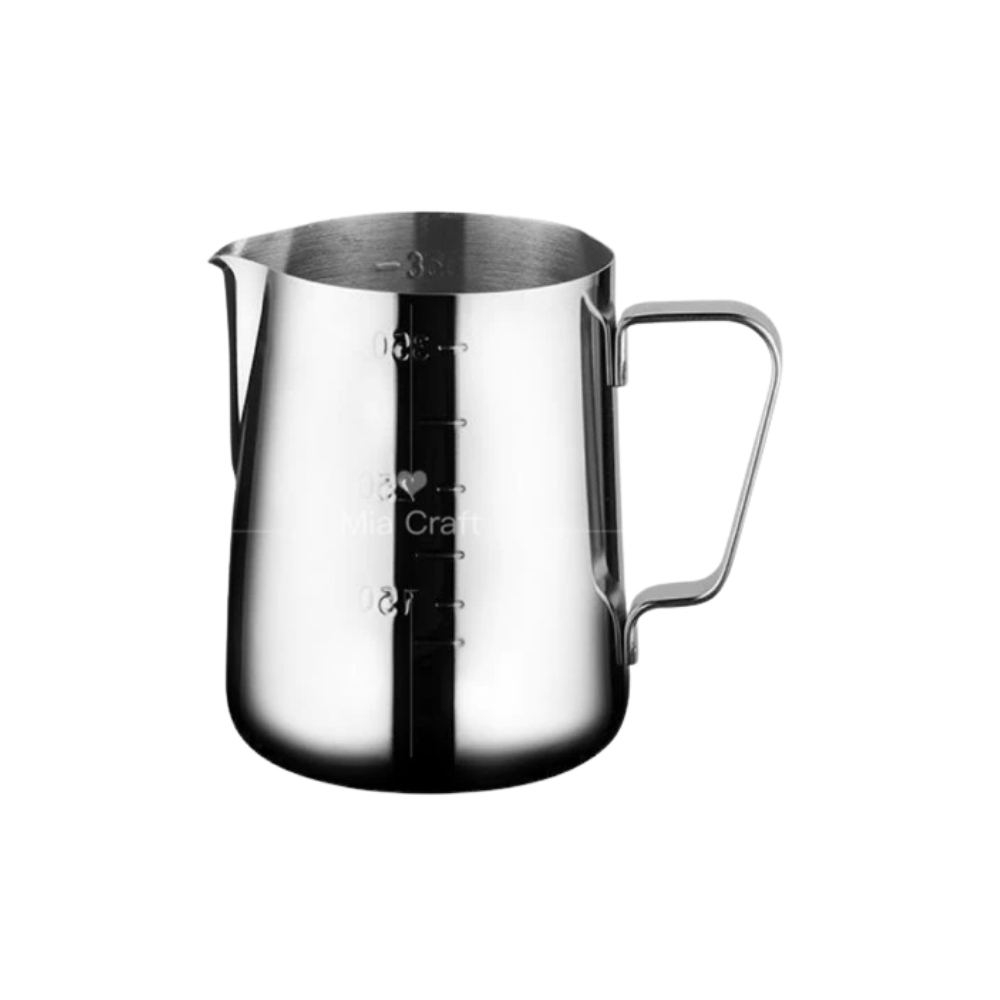 HOM (115) Stainless steel milk frothing pitcher 350ml - Image 1