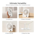 Simplus ultra thin rechargeable desk fan - Image 3
